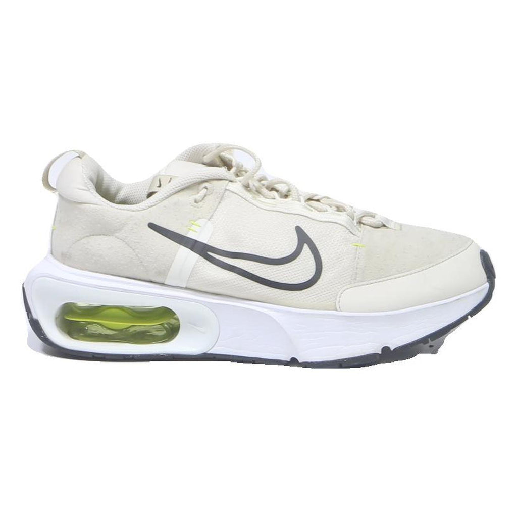 NIKE Air Max 2021 Mens Low Top Trainers Cream & White Synthetic UK 7.5