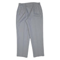 Womens Relaxed Fit Wool Blend Grey Trousers W32 L29 Zip Closure Elegant