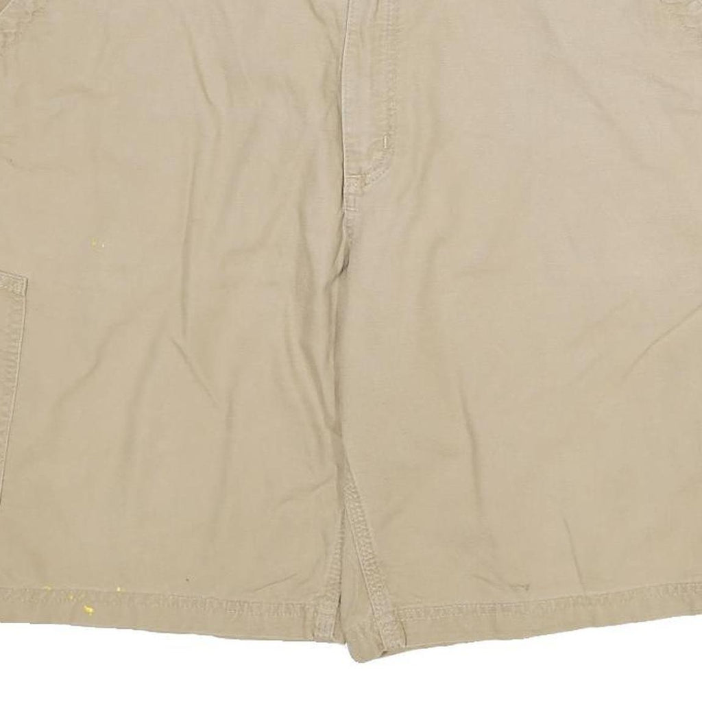 CARHARTT Mens Shorts Beige Casual Cotton Blend 3XL W38 Workwear Carpenter Pocket
