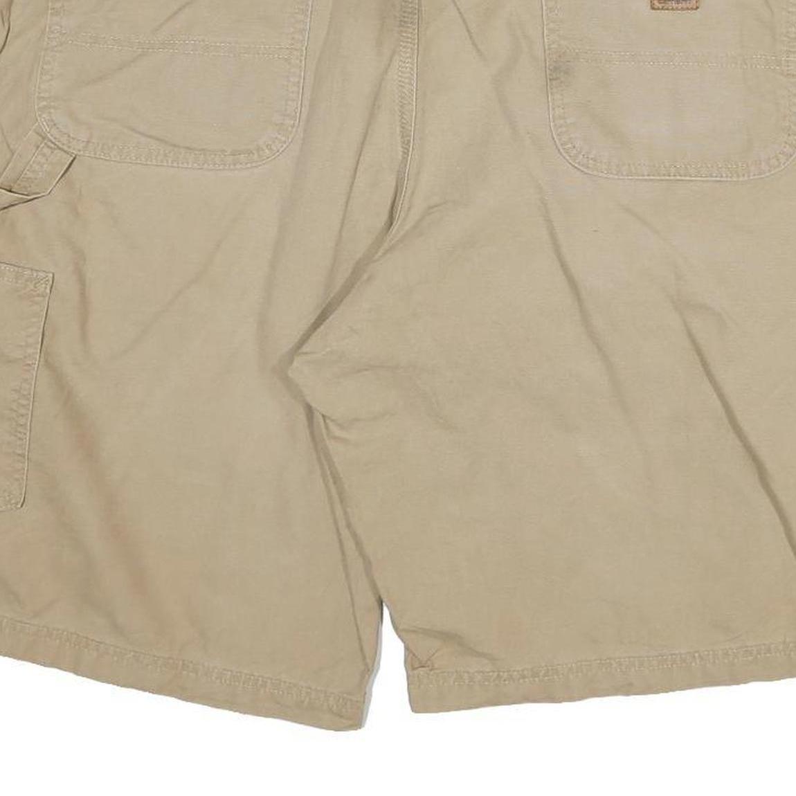 CARHARTT Mens Shorts Beige Casual Cotton Blend 3XL W38 Workwear Carpenter Pocket
