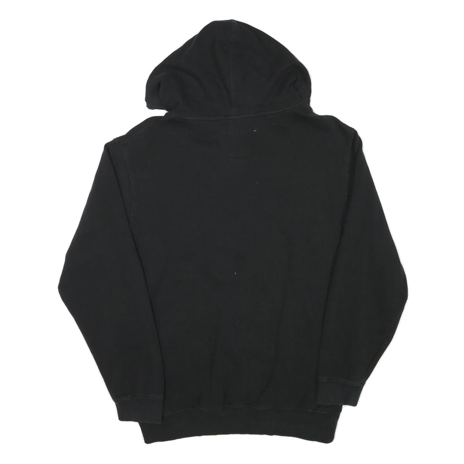 HARD ROCK CAFE Mens Black London Pullover Hoodie L Cotton Blend Casual