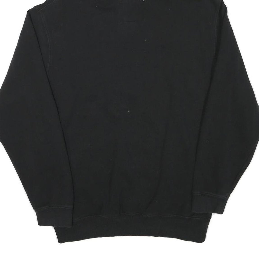 HARD ROCK CAFE Mens Black London Pullover Hoodie L Cotton Blend Casual