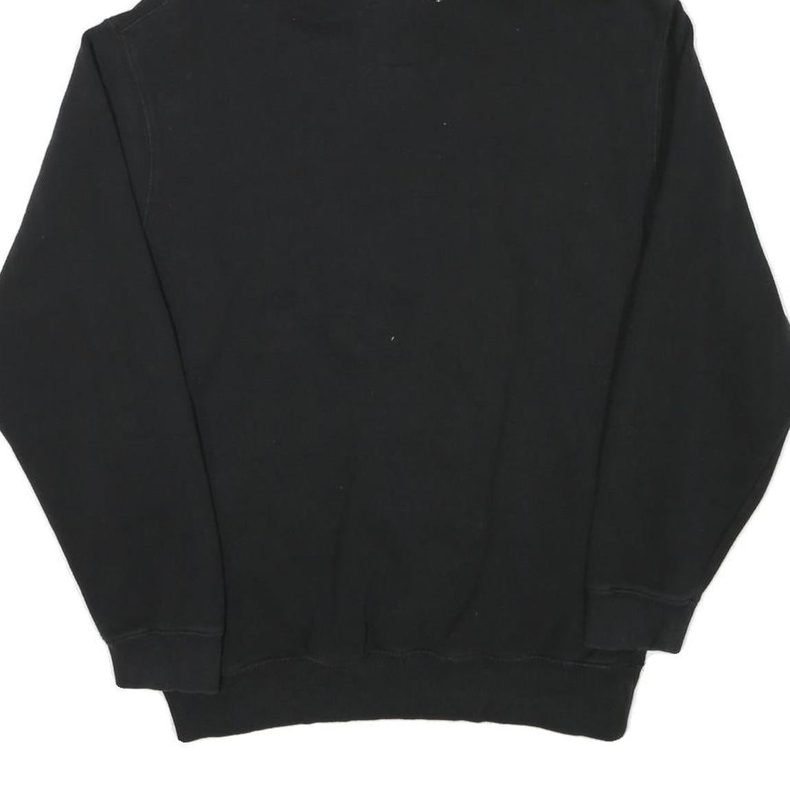 HARD ROCK CAFE Mens Black London Pullover Hoodie L Cotton Blend Casual