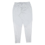 NIKE Mens Joggers White Reflective Pattern M W30 L28 Athletic Slim Fit Zip