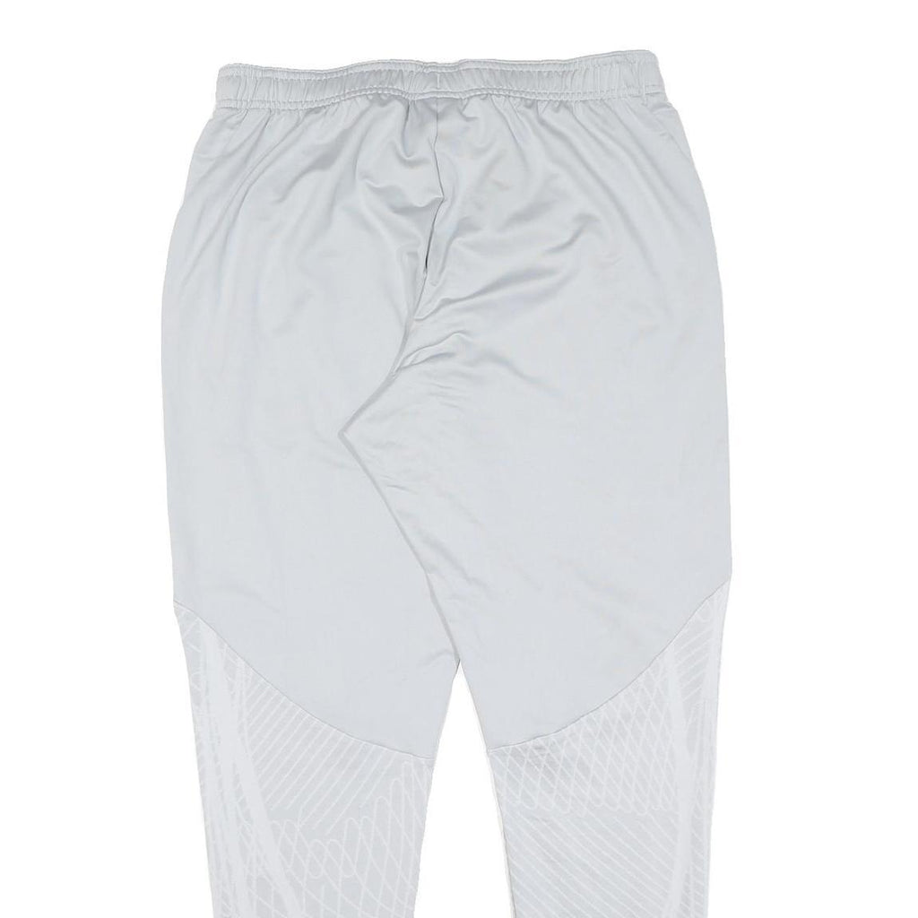 NIKE Mens Joggers White Reflective Pattern M W30 L28 Athletic Slim Fit Zip