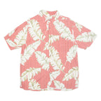 BATIK BAY Mens Hawaiian Shirt Red Floral L