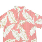BATIK BAY Mens Hawaiian Shirt Red Floral L