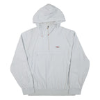 FILA Mens White Hooded Jacket 2XL Polyester Blend Zip Casual Sportswear