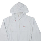 FILA Mens White Hooded Jacket 2XL Polyester Blend Zip Casual Sportswear