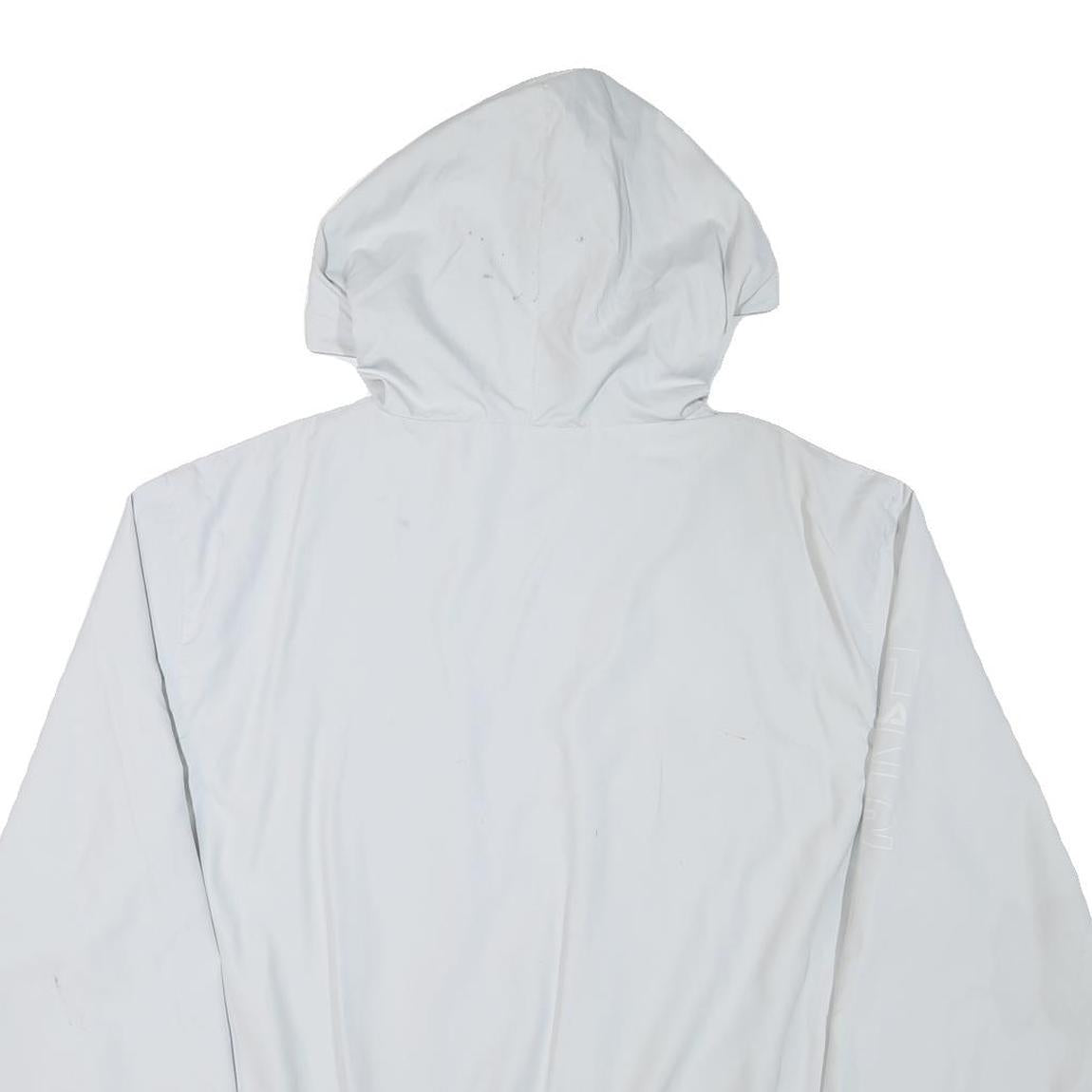 FILA Mens White Hooded Jacket 2XL Polyester Blend Zip Casual Sportswear