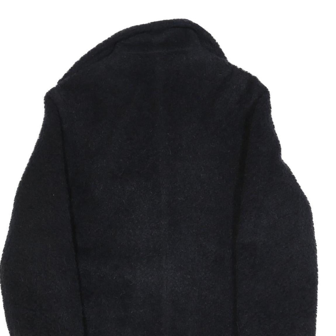 CINZIA ROCCA Womens Black Jacket M Polyester Blend Button Closure Cozy Chic