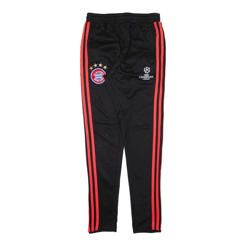 ADIDAS FC Bayern Munchen Womens Track Pants Black Tapered L W26 L29