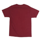 RUSSELL ATHLETIC Mens Maroon Cougars Graphic T-Shirt L Short Sleeve Crew Neck