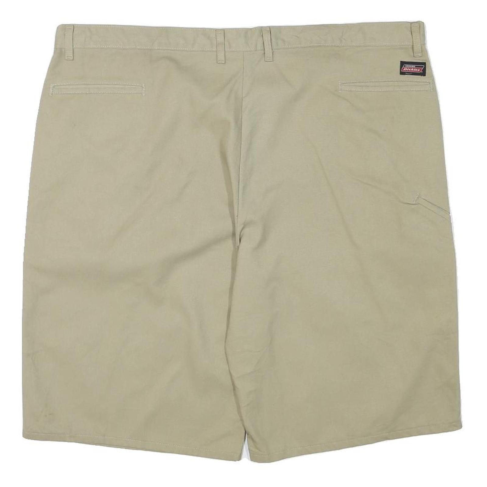 DICKIES Mens Shorts Beige Casual Cotton Blend 3XL W44 Utility Workwear