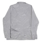 BRUGI Womens Grey Lightweight Jacket L Polyester Blend Zip Belted Casual