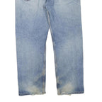 CARHARTT Mens Regular Fit Blue Denim Jeans W38 L30 Casual Workwear Zip Closure