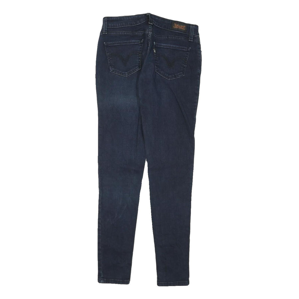 LEVI'S Womens Jeans Blue Regular Skinny Denim Dark W28 L28 Stretch Classic