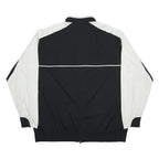NIKE Mens Black & White Ball State Football Track Jacket XL Polyester Zip
