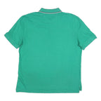 NAUTICA Mens Green Short Sleeve Plain XL Polo Shirt Cotton Blend Summer