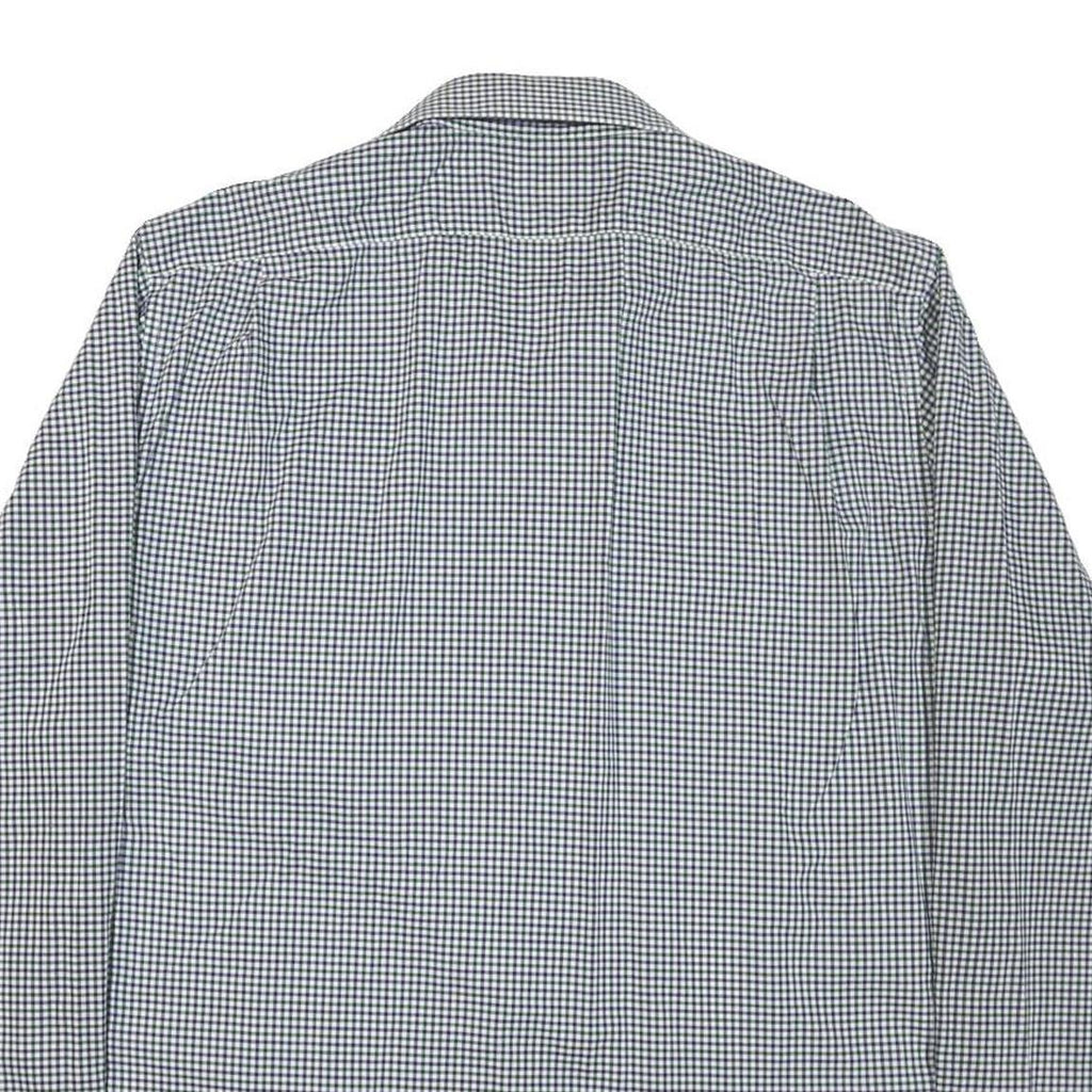 LAUREN RALPH LAUREN Womens Blue & White Check Shirt XL Classic Button-Down
