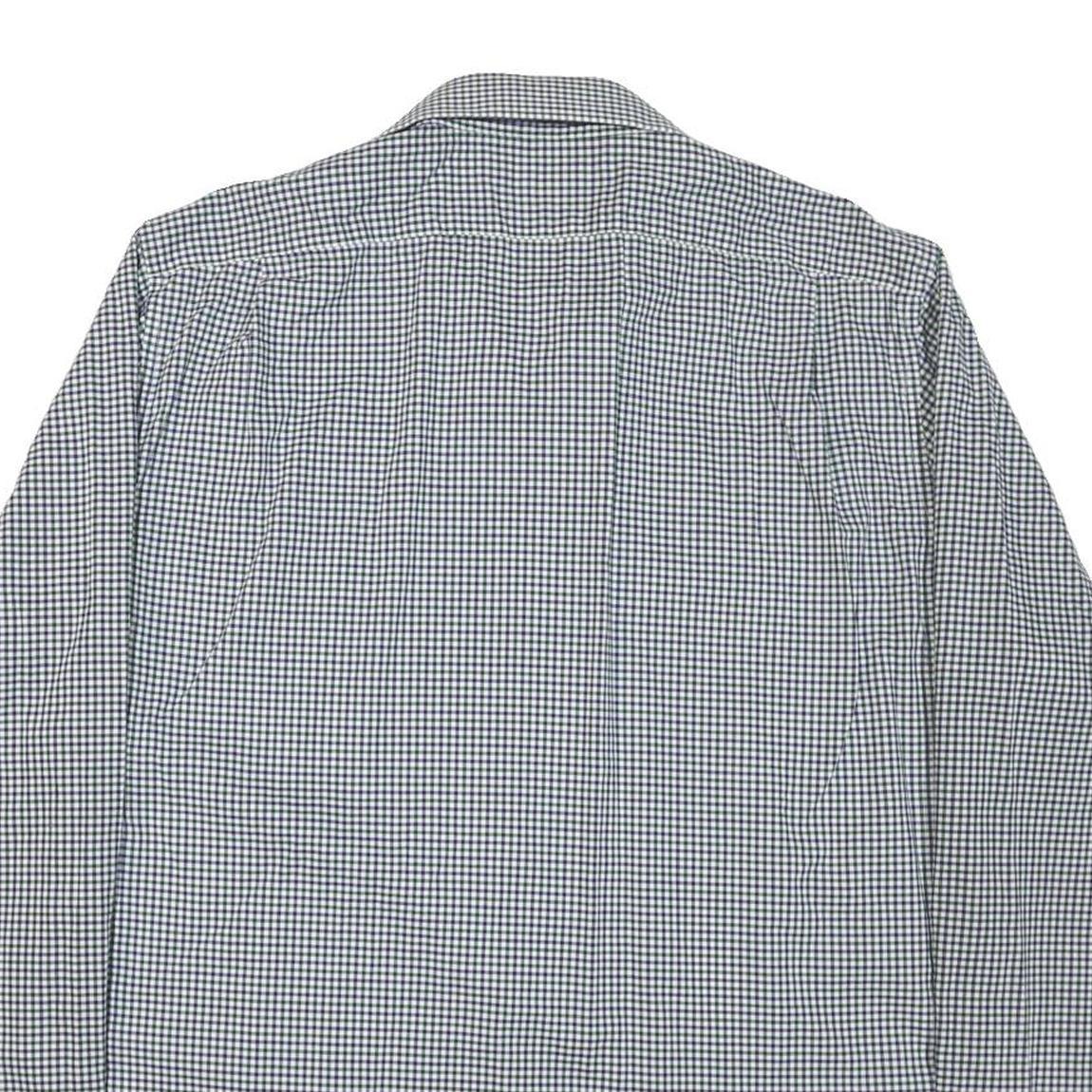 LAUREN RALPH LAUREN Womens Blue & White Check Shirt XL Classic Button-Down