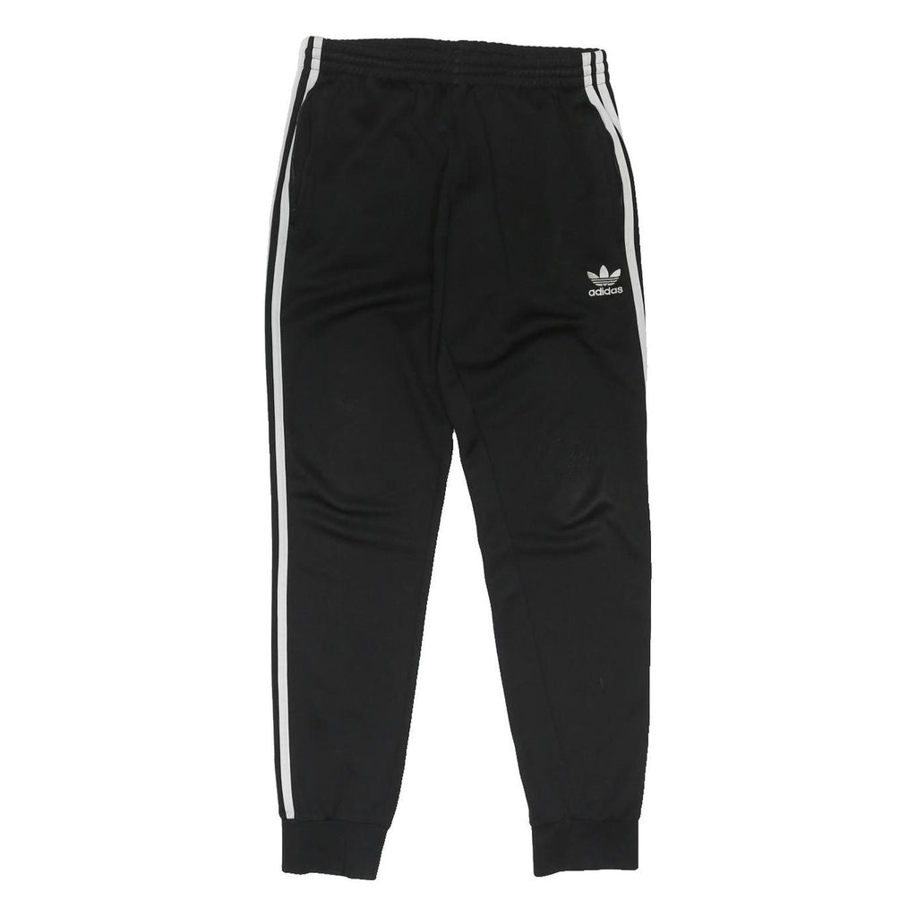 ADIDAS ORIGINALS Mens Joggers Black & White Slim Tapered M W28 L31 Track Pants