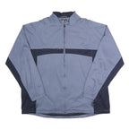ADIDAS Mens Blue & Navy Windbreaker Jacket 2XL Polyester Zip Casual Outdoor