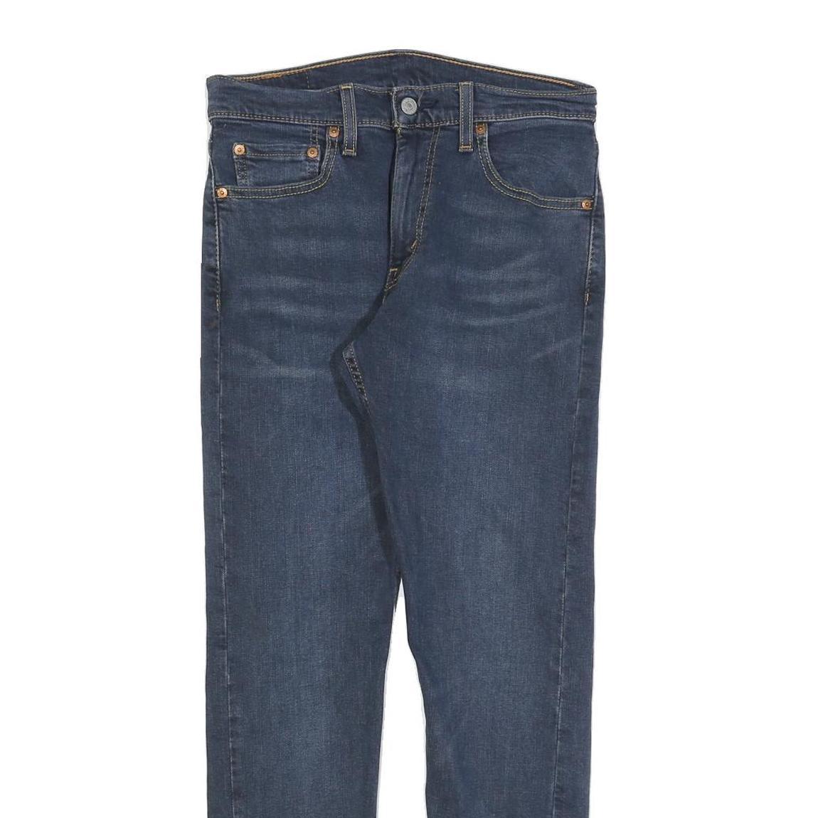 LEVI'S 512 Tapered Mens Jeans Blue Slim Tapered Denim Medium W30 L30 Stylish