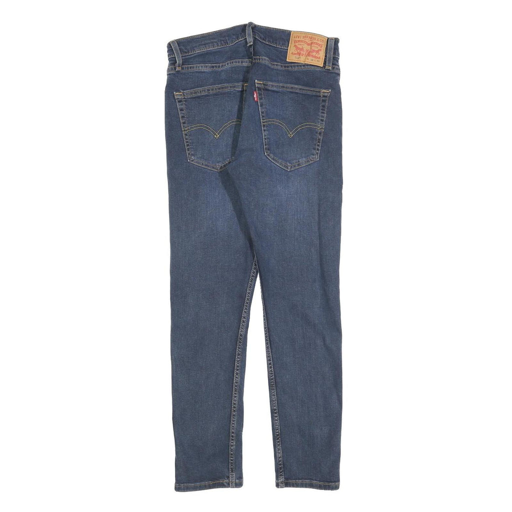 LEVI'S 512 Tapered Mens Jeans Blue Slim Tapered Denim Medium W30 L30 Stylish