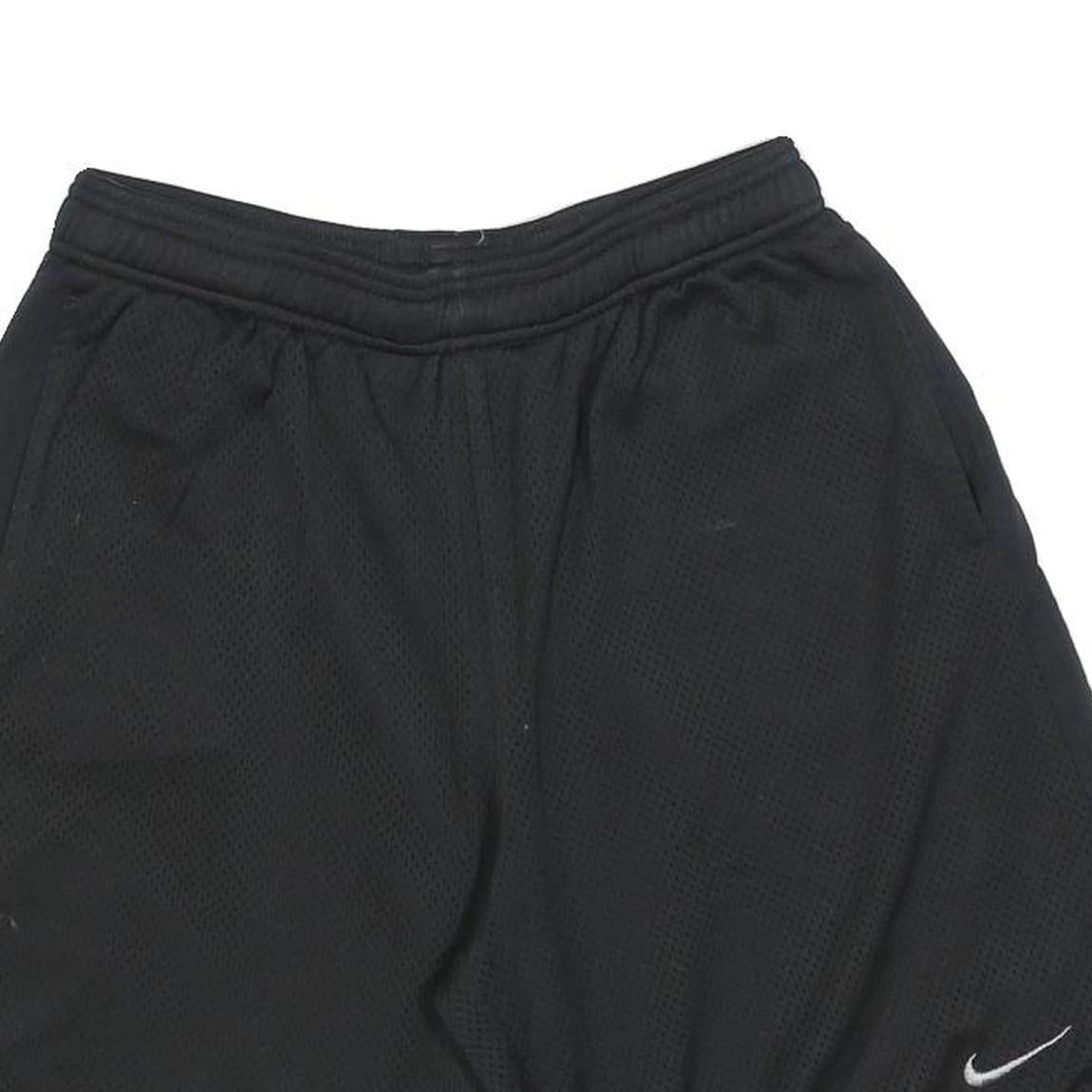 NIKE Mens Black Casual Sports Shorts M W28 Polyester Lightweight Comfortable