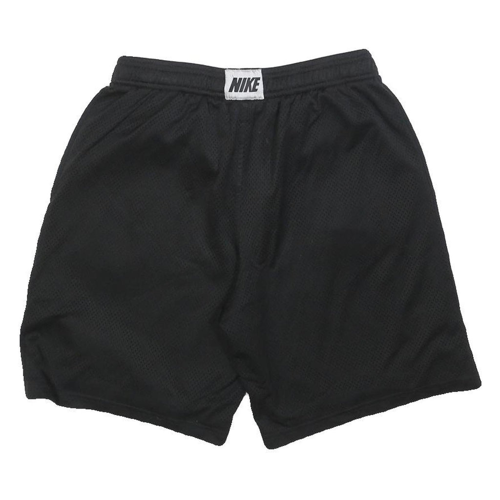 NIKE Mens Black Casual Sports Shorts M W28 Polyester Lightweight Comfortable