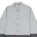 CARHARTT Regular Mens Plain Shirt Grey Long Sleeve L
