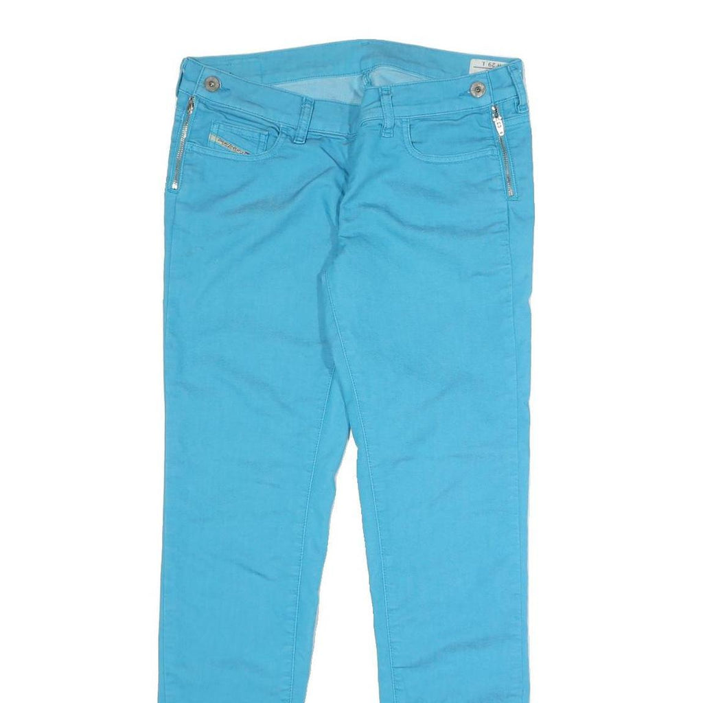 DIESEL Womens Jeans Blue Slim Skinny Denim W29 L29 Zip Cotton Blend Fashion