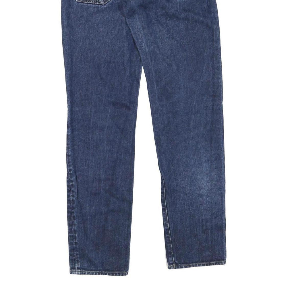 CARHARTT Womens Regular Fit Blue Denim Jeans W30 L32 Classic Cotton Blend Zip