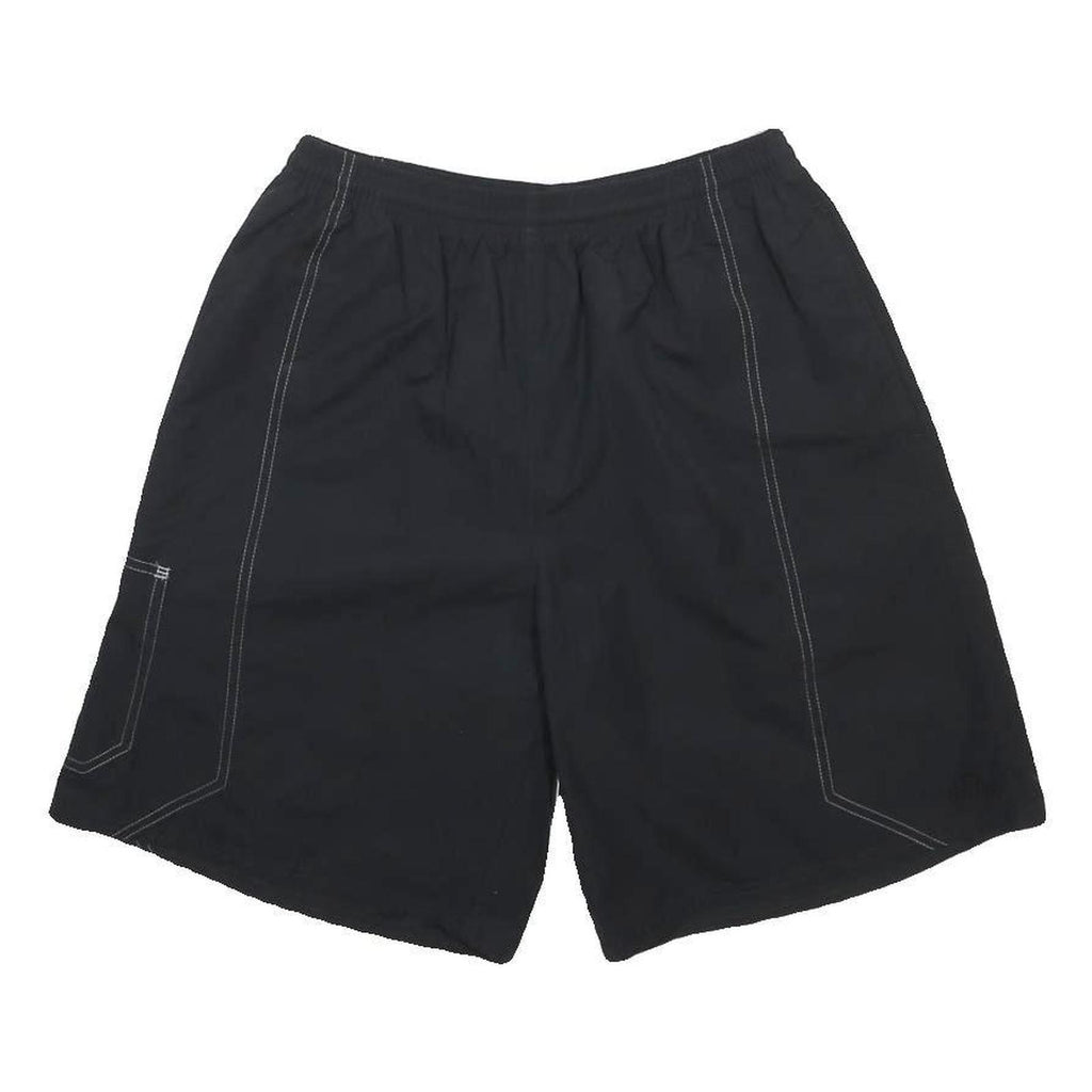 ADIDAS Mens Black Casual Shorts M W26 Polyester Comfort Sportswear