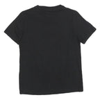 ADIDAS Womens Black Logo Graphic T-Shirt UK 6 Short Sleeve Crew Neck Cotton