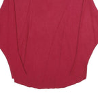 FASHION Womens Red Patterned Crew Neck Basic Knit M Paris Boutique Jumper