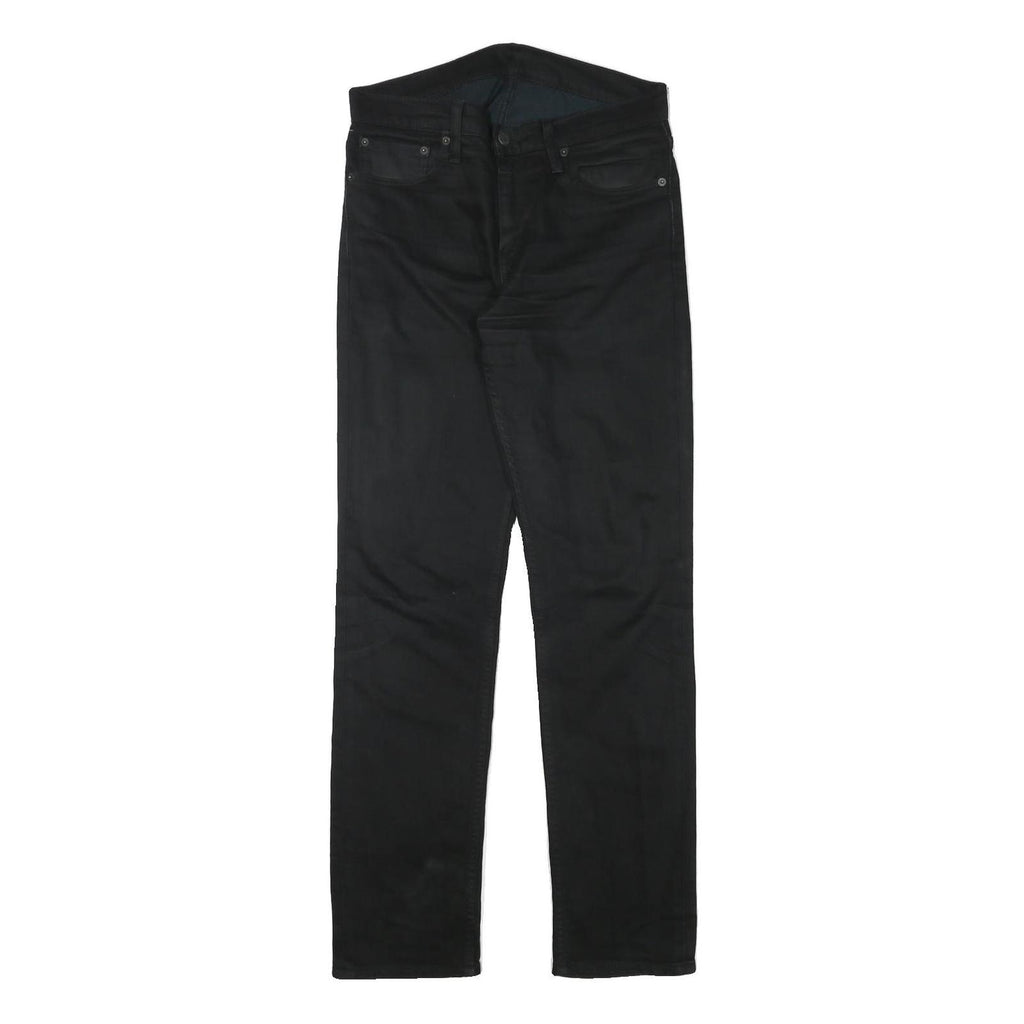 LEVI'S 511 Mens Jeans Black Slim Skinny Denim Dark W30 L32 Zip Pocket