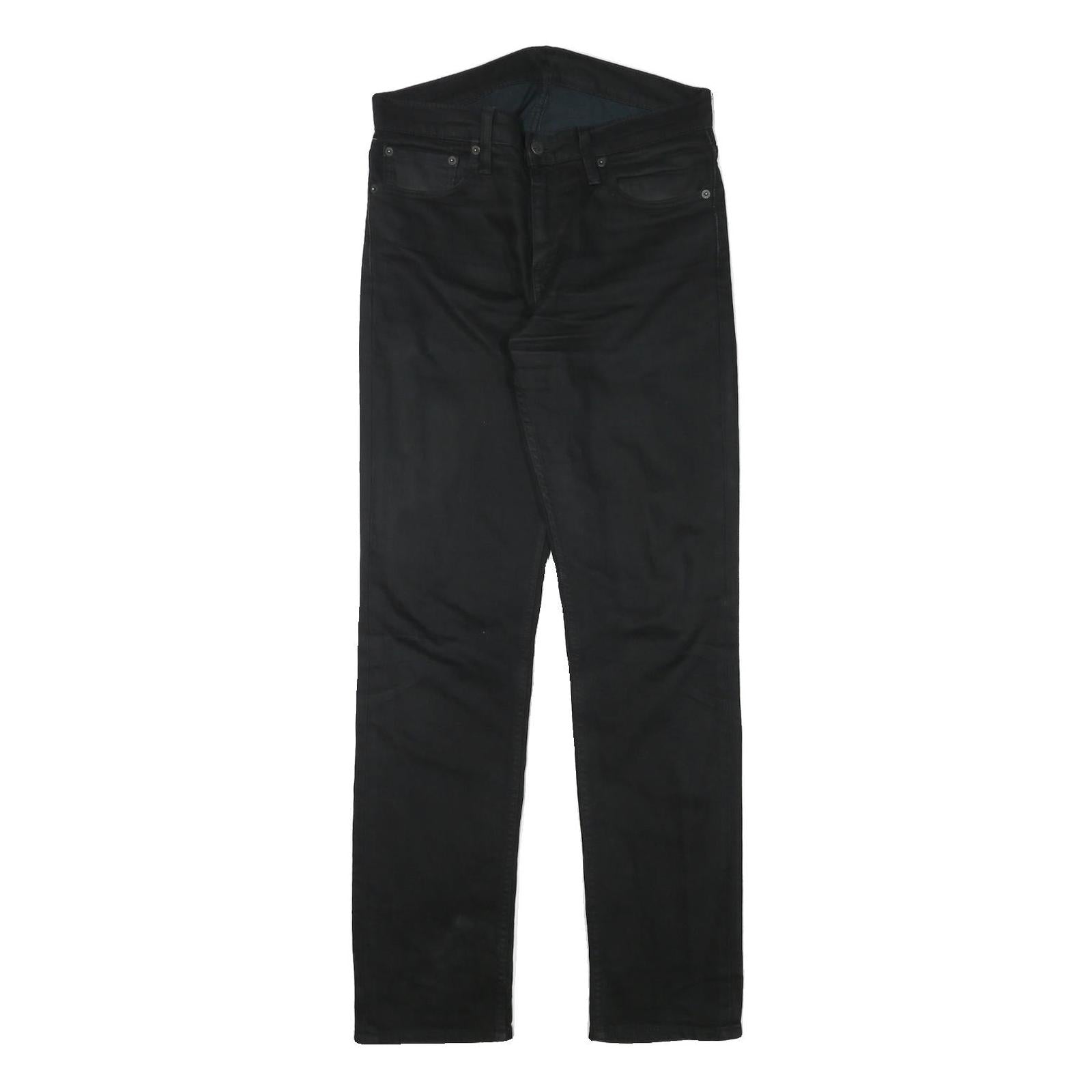 LEVI'S 511 Mens Jeans Black Slim Skinny Denim Dark W30 L32 Zip Pocket