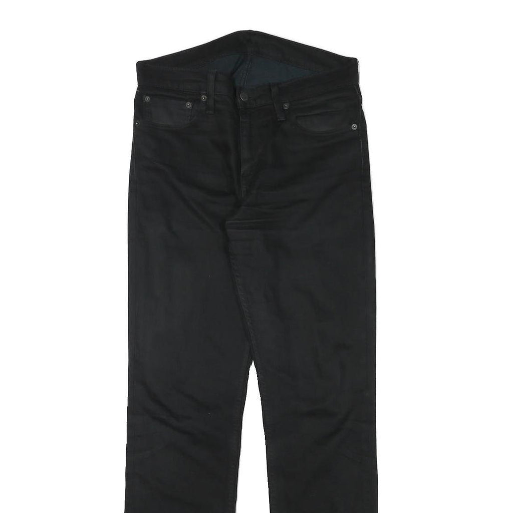 LEVI'S 511 Mens Jeans Black Slim Skinny Denim Dark W30 L32 Zip Pocket