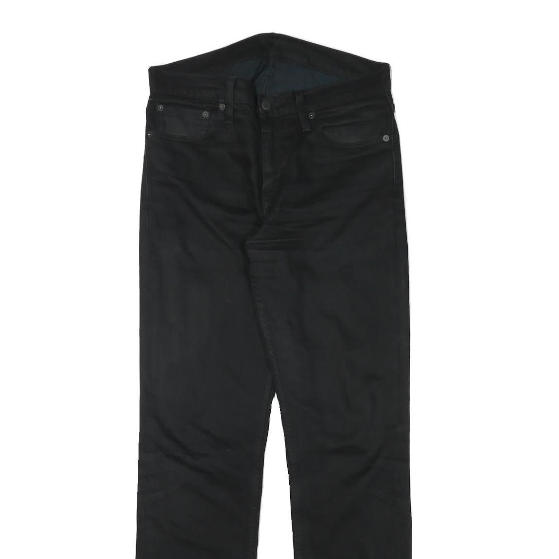 LEVI'S 511 Mens Jeans Black Slim Skinny Denim Dark W30 L32 Zip Pocket