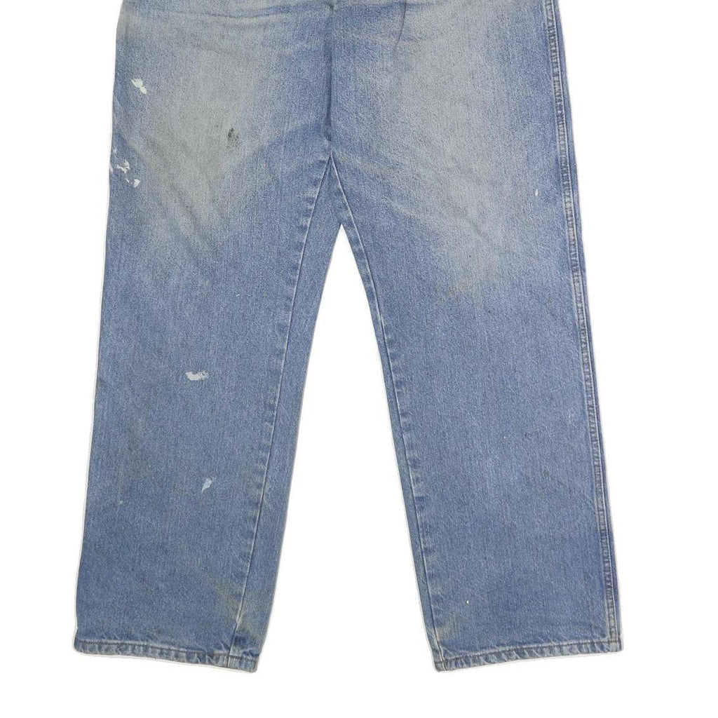 DICKIES Mens Relaxed Blue Denim Light Jeans W38 L32 Casual Durable Workwear