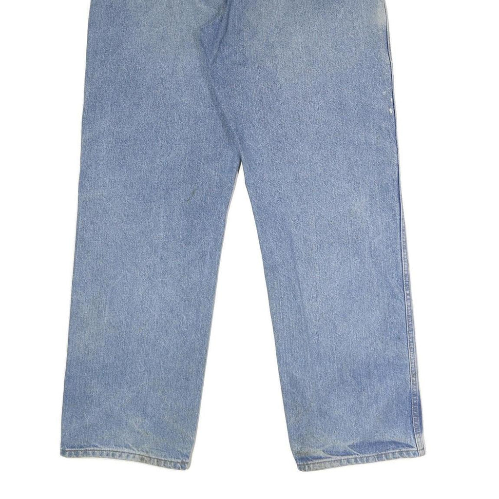 DICKIES Mens Relaxed Blue Denim Light Jeans W38 L32 Casual Durable Workwear