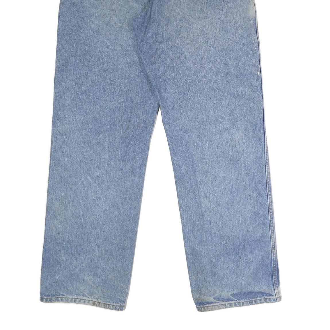 DICKIES Mens Relaxed Blue Denim Light Jeans W38 L32 Casual Durable Workwear