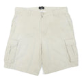 CALVIN KLEIN JEANS Mens Shorts Beige Cargo XL W34 Cotton Blend Casual Pocketed