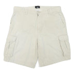 CALVIN KLEIN JEANS Mens Shorts Beige Cargo XL W34 Cotton Blend Casual Pocketed