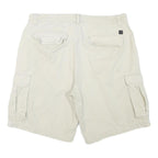 CALVIN KLEIN JEANS Mens Shorts Beige Cargo XL W34 Cotton Blend Casual Pocketed