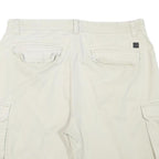 CALVIN KLEIN JEANS Mens Shorts Beige Cargo XL W34 Cotton Blend Casual Pocketed