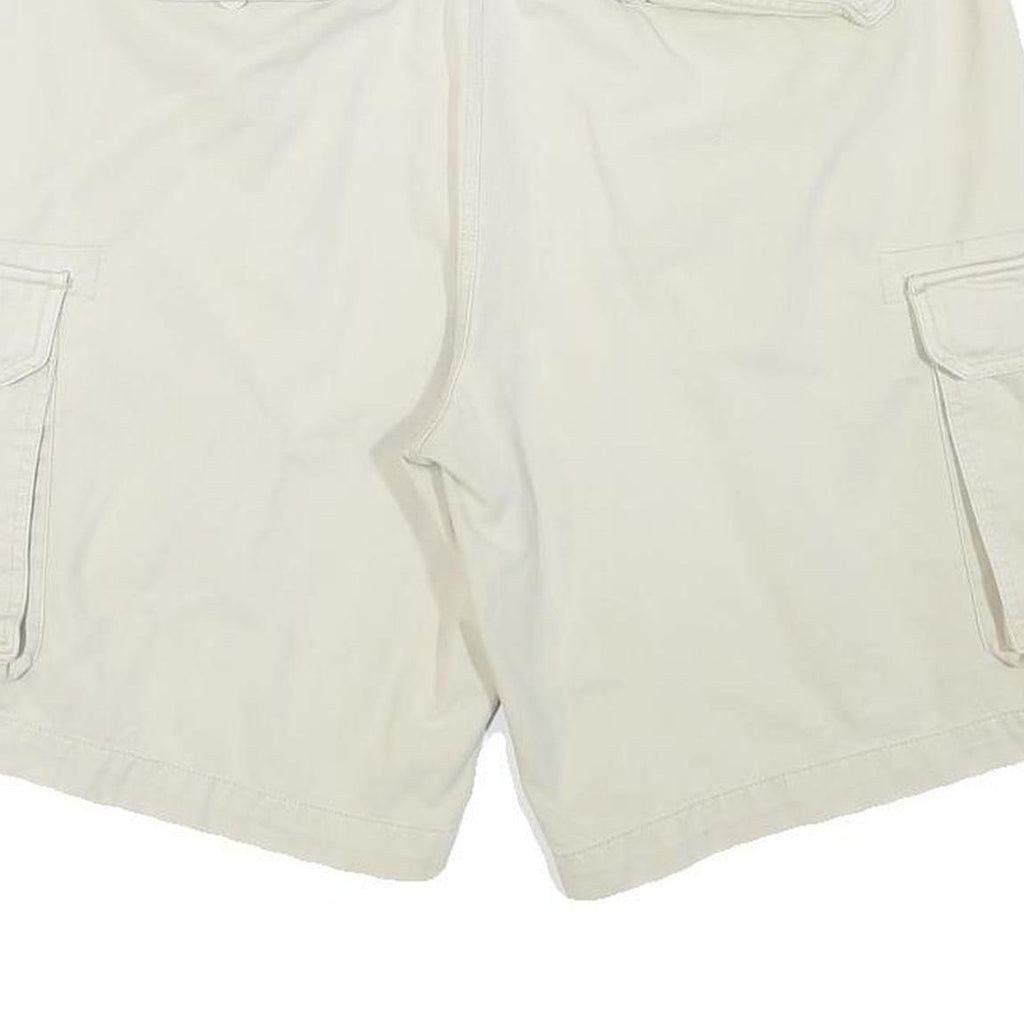 CALVIN KLEIN JEANS Mens Shorts Beige Cargo XL W34 Cotton Blend Casual Pocketed