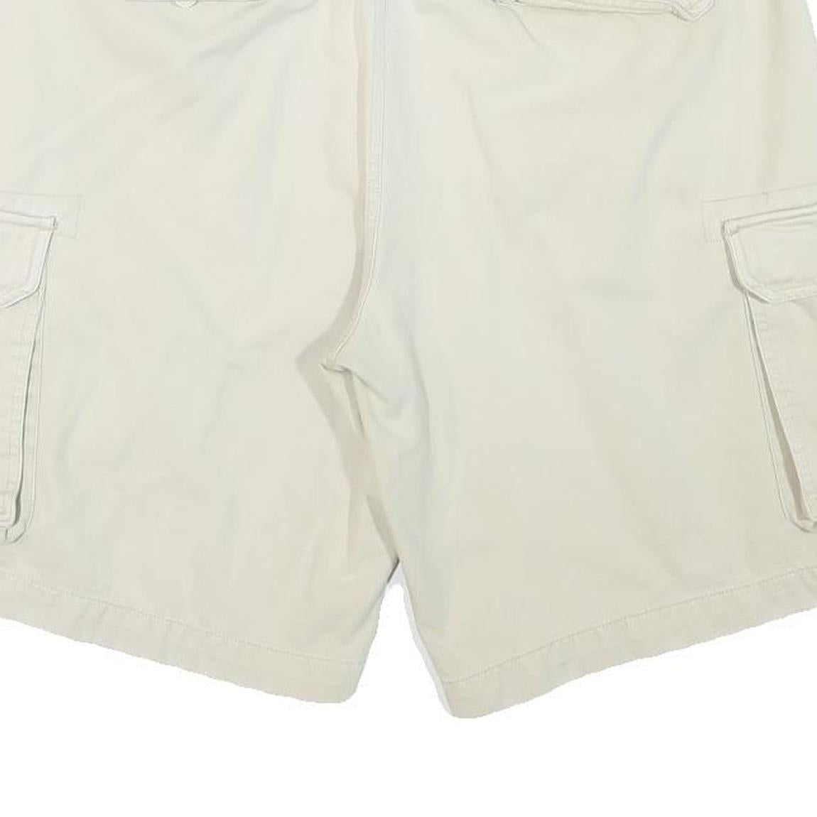 CALVIN KLEIN JEANS Mens Shorts Beige Cargo XL W34 Cotton Blend Casual Pocketed